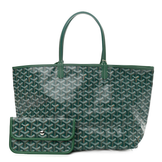 GOYARD Goyardine Belvedere PM Messenger Bag Green, FASHIONPHILE
