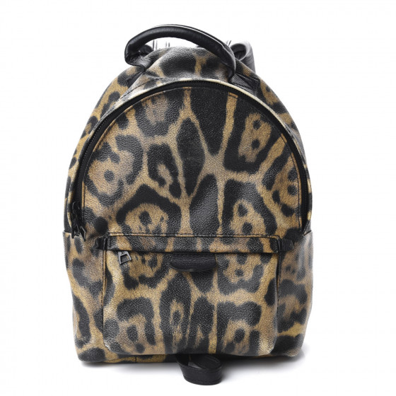 LOUIS VUITTON Wild Animal Print Palm Springs Backpack PM