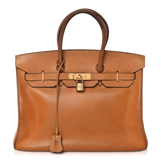 HERMES Ardennes Birkin 35 Naturelle
