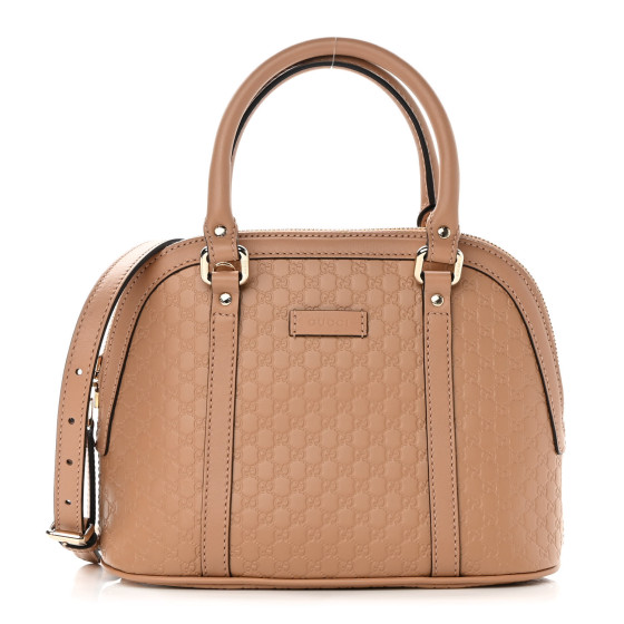 Gucci Pink Microguccissima Mini Dome Satchel Leather Pony-style