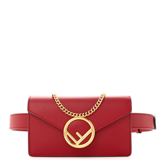 FENDI Vitello Cruise F is Fendi Envelope Belt Bag Fragola