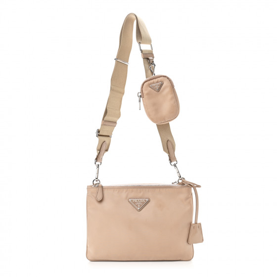 PRADA Nylon Re-Edition 2000 Shoulder Bag Cammeo