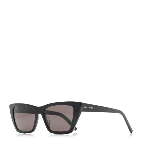 SAINT LAURENT Acetate Mica SL276 Sunglasses Black | FASHIONPHILE